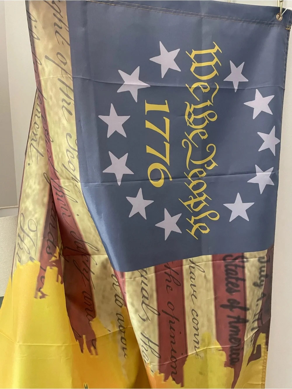 Liberty Gadsden “Don’t Tread on Me” Flag - Yellow and Navy